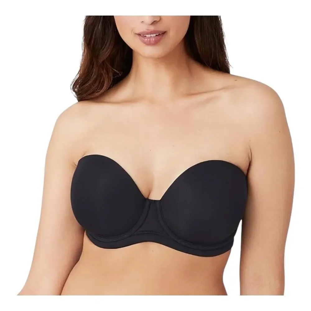 Maidenform Size 38DDD Convertible Strapless Underwire Bra Black Multiway NWT